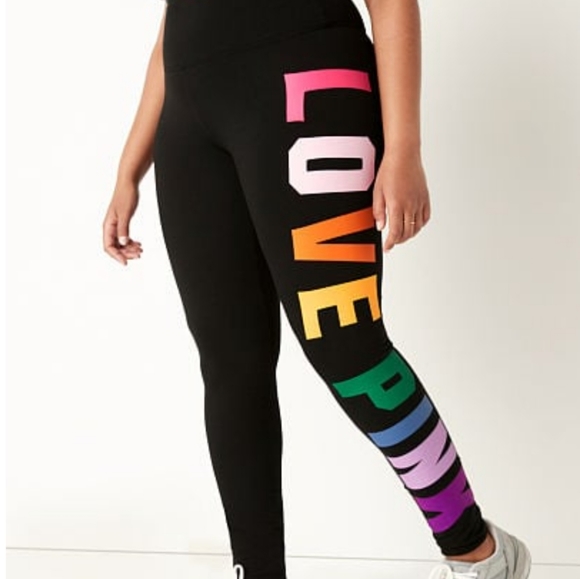 PINK Victoria's Secret Pants - Victoria's secret pink Love pink leggings M
